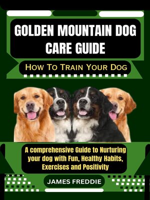 cover image of Golden Mountain Dog care guide